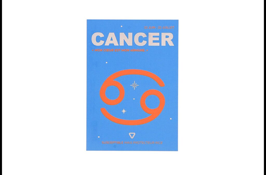 CARTE POSTALE CANCER - AGENT PAPER