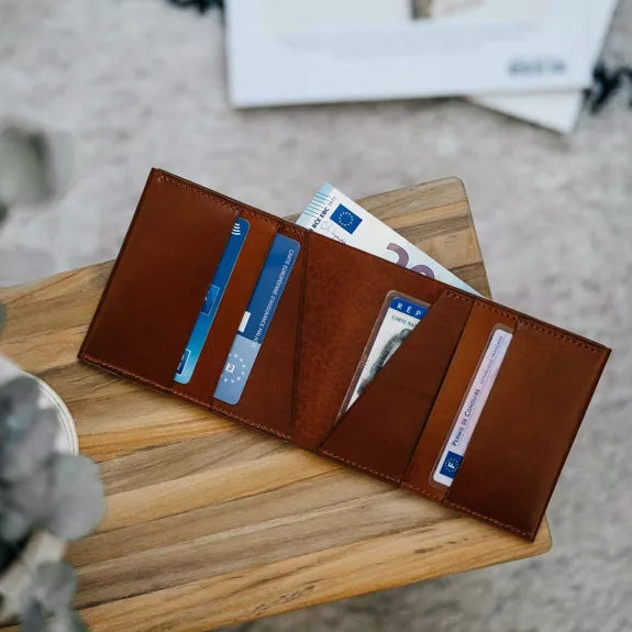 PORTEFEUILLE HORIZONTAL EN CUIR - LES RAFFINEURS