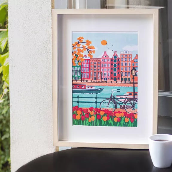 COFFRET PEINTURE AU NUMEROS - AMSTERDAM PAR Nidhi Kachhadiya - LA PETITE EPICERIE
