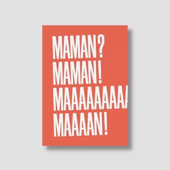 CARTE POSTALE MAMAAAN - BULMA STUDIO