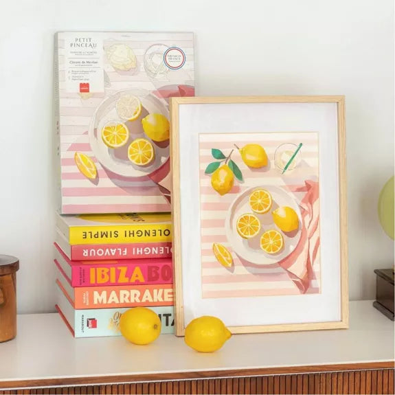 COFFRET PEINTURE AU NUMERO - LES CITRONS DE MENTON - LA PETITE EPICERIE