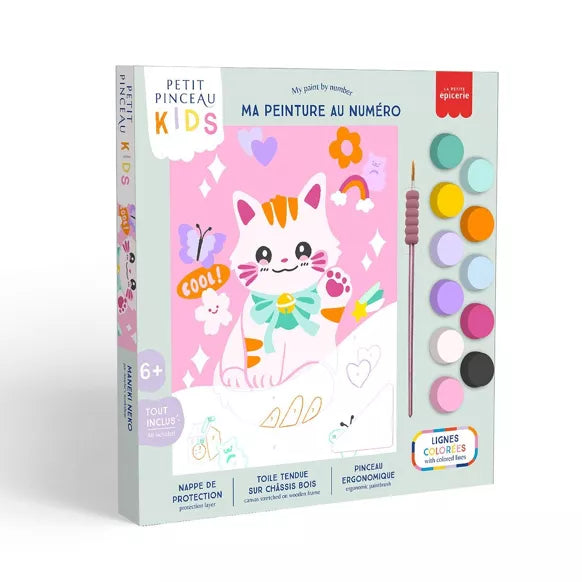 COFFRET PEINTURE AU NUMERO KIDS - MANEKI NEKO- LA PETITE EPICERIE (Copie)