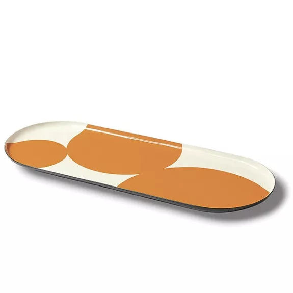 PLATEAU ARRONDI ASTRE ORANGE - GANGZAÏ