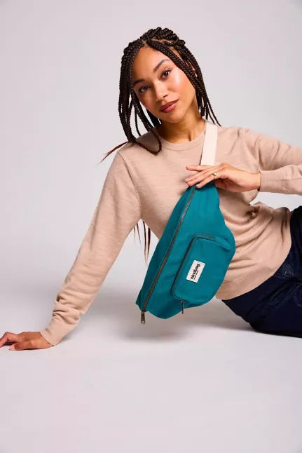 SAC BANANE SOFIA BLEU PAON - HINDBAG