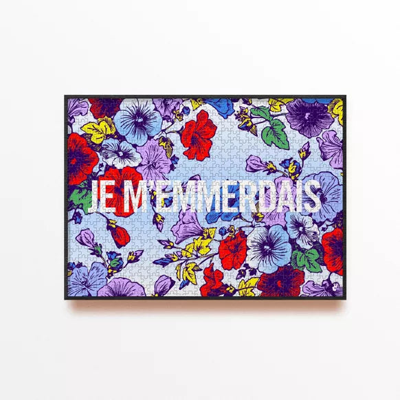PUZZLE 1000 PIECES - JE M'EMMERDAIS GRAVE - PIECE&LOVE