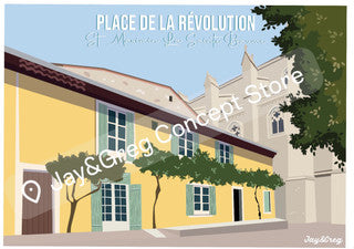AFFICHE - PLACE DE LA REVOLUTION BY JAY&GREG