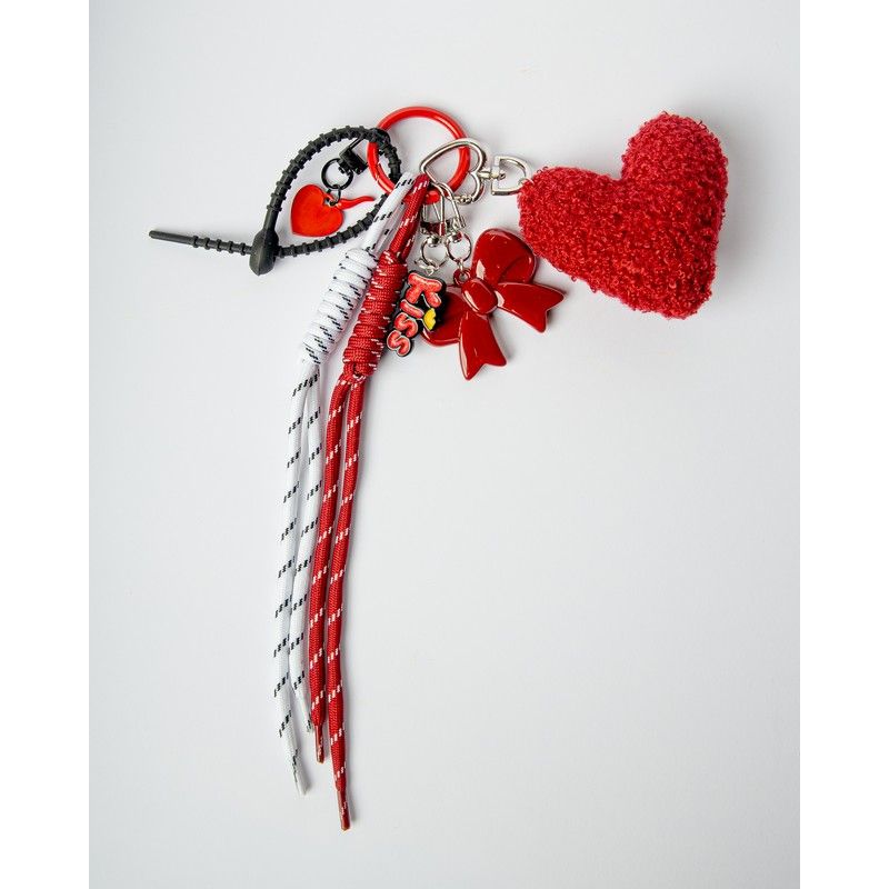 BAG CHARMS COEUR ROUGE - BLOGO