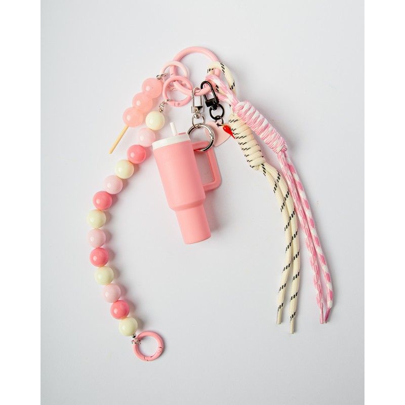 BAG CHARMS PINK CUP - BLOGO