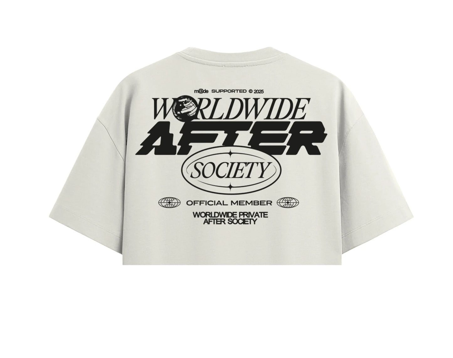 CROP TOP AFTER SOCIETY - BLANC - SUPPORTED