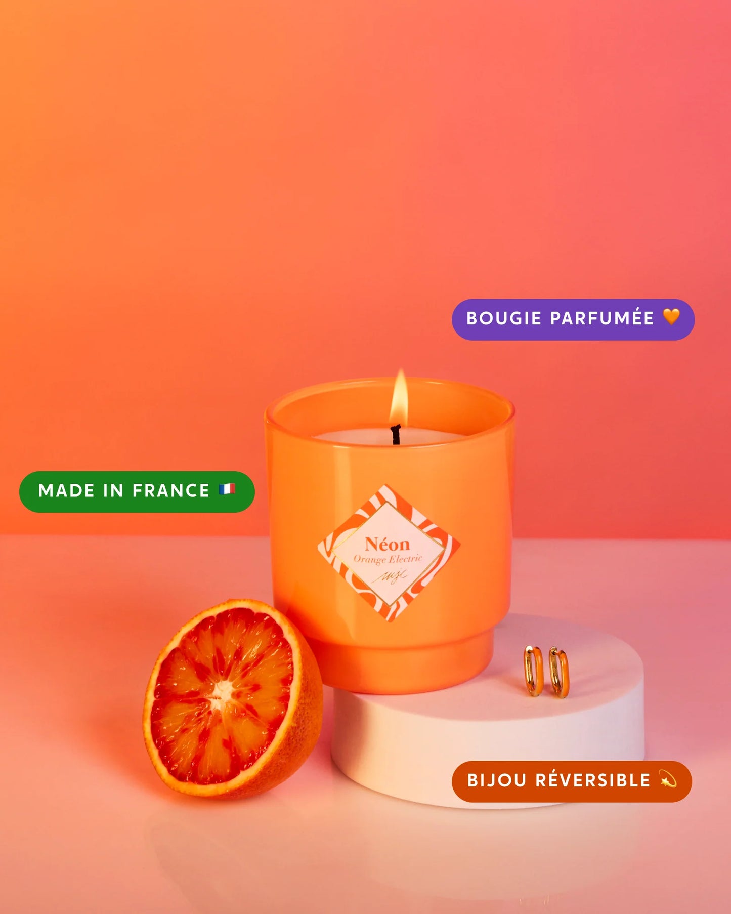 BOUGIE BIJOUX - NEON 180G - MY JOLIE CANDLE