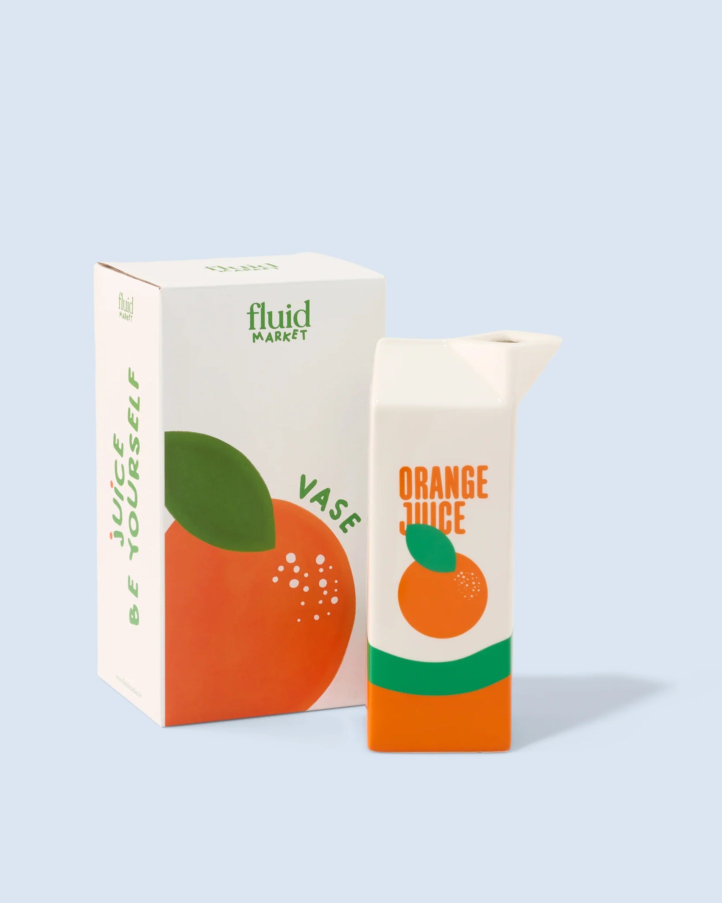 VASE " ORANGE JUICE " - FLUID MARKET