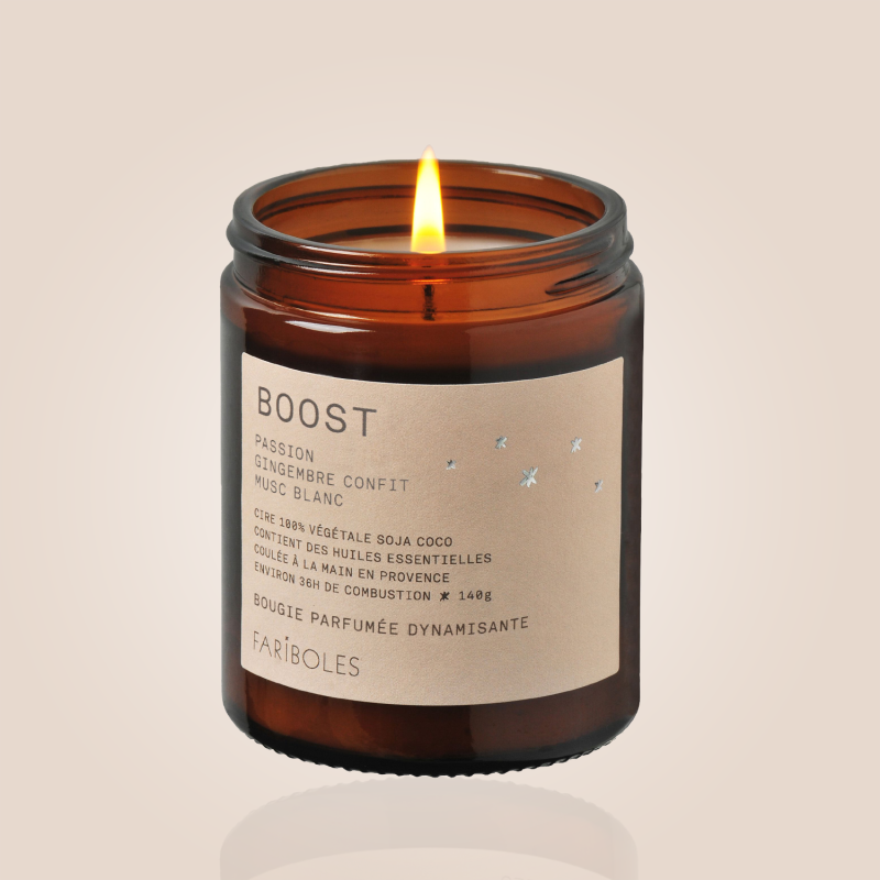 BOUGIE GREEN 140g - BOOST 140G - FARIBOLES PARFUMS