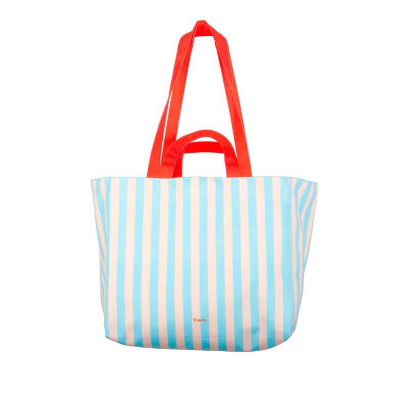 CABAS DE PLAGE REVERSIBLE " OUT OF OFFICE " - FISURA