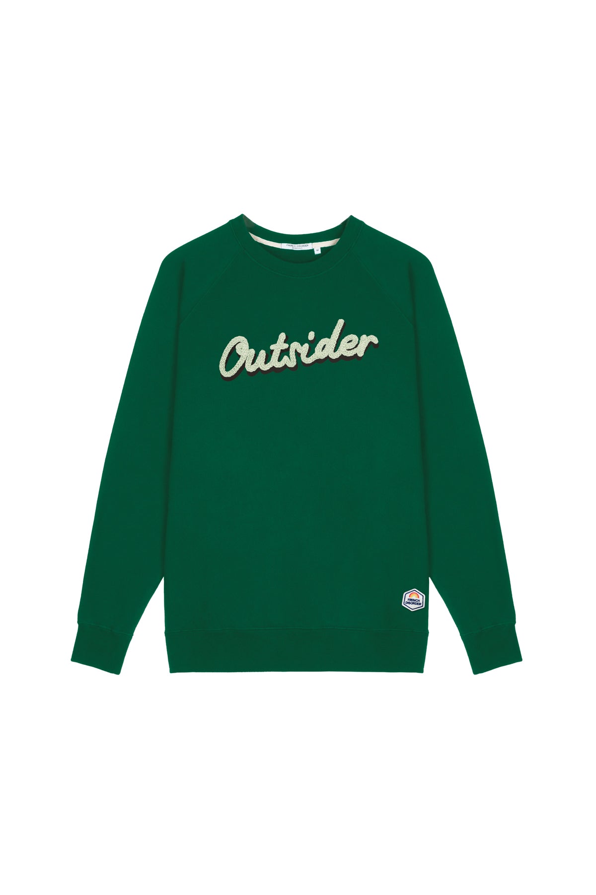 SWEATSHIRT - OUTSIDER ( TRICOTIN ) VERT BOUTEILLE - FRENCH DISORDER