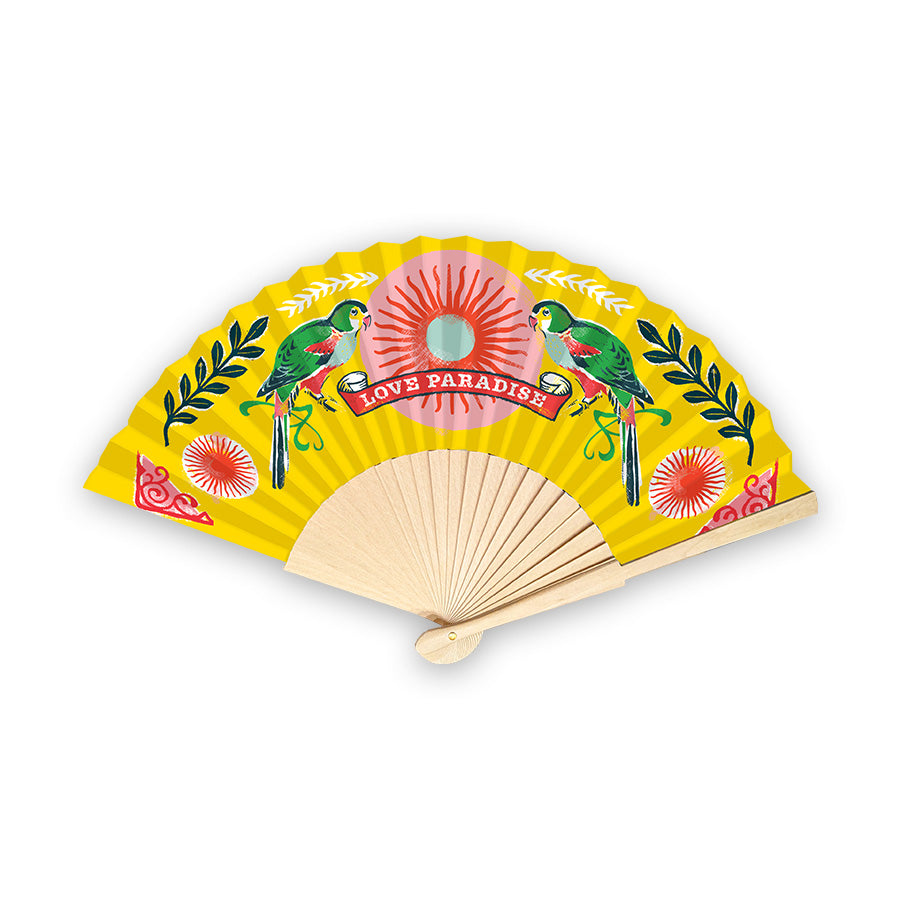 EVENTAIL PERROQUETS - CARTES D'ART
