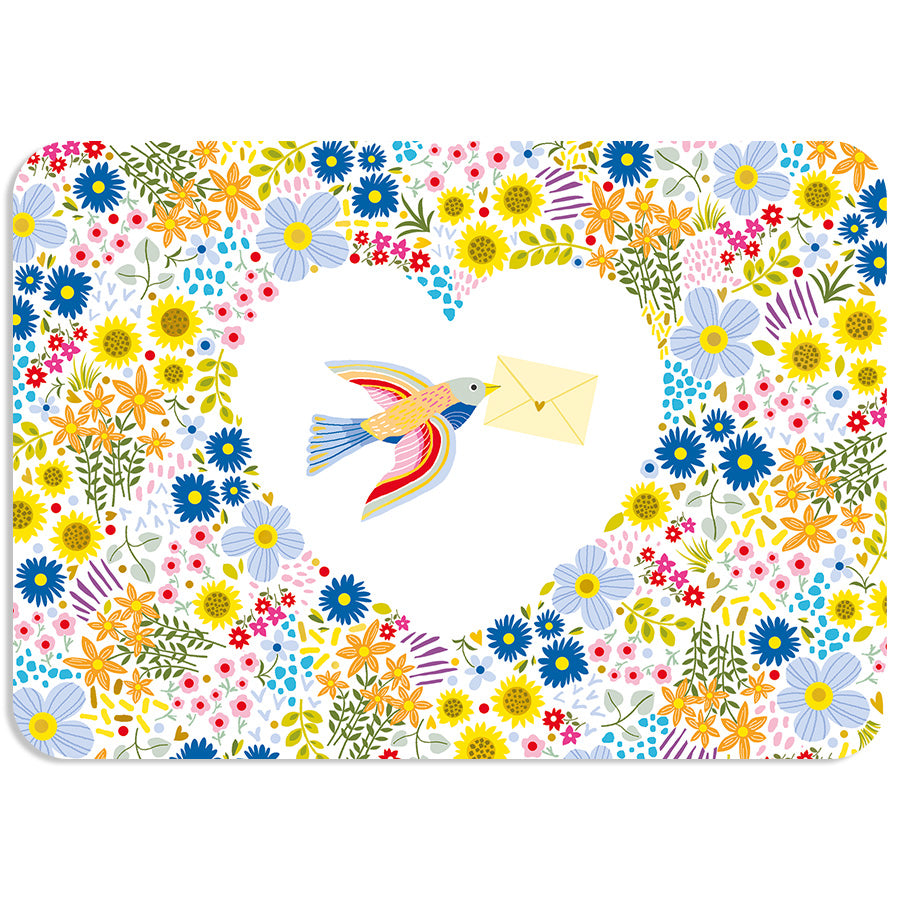 CARTE POSTALE - DE TOUT COEUR - CARTES D'ART