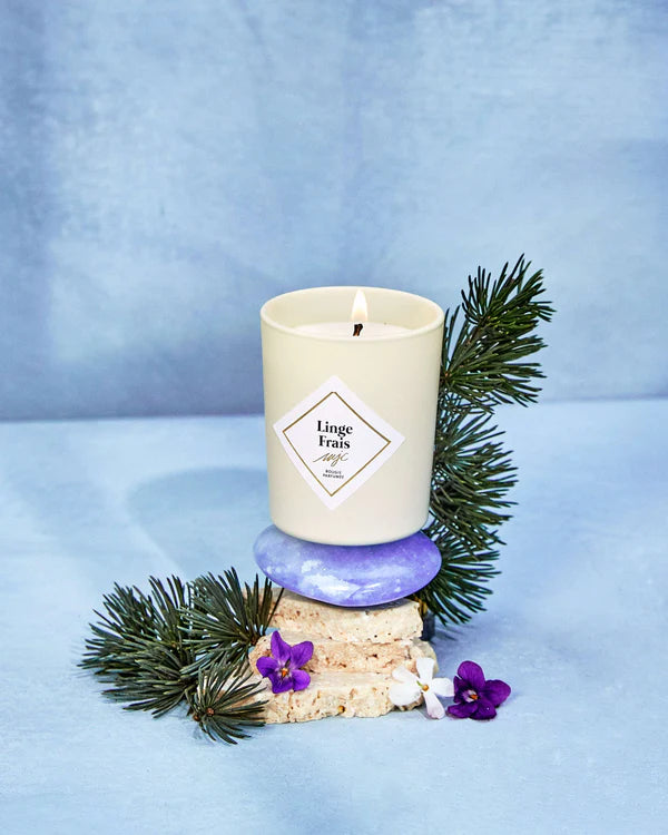 BOUGIE PARFUMEE 75G " LINGE FRAIS " - MY JOLIE CANDLE