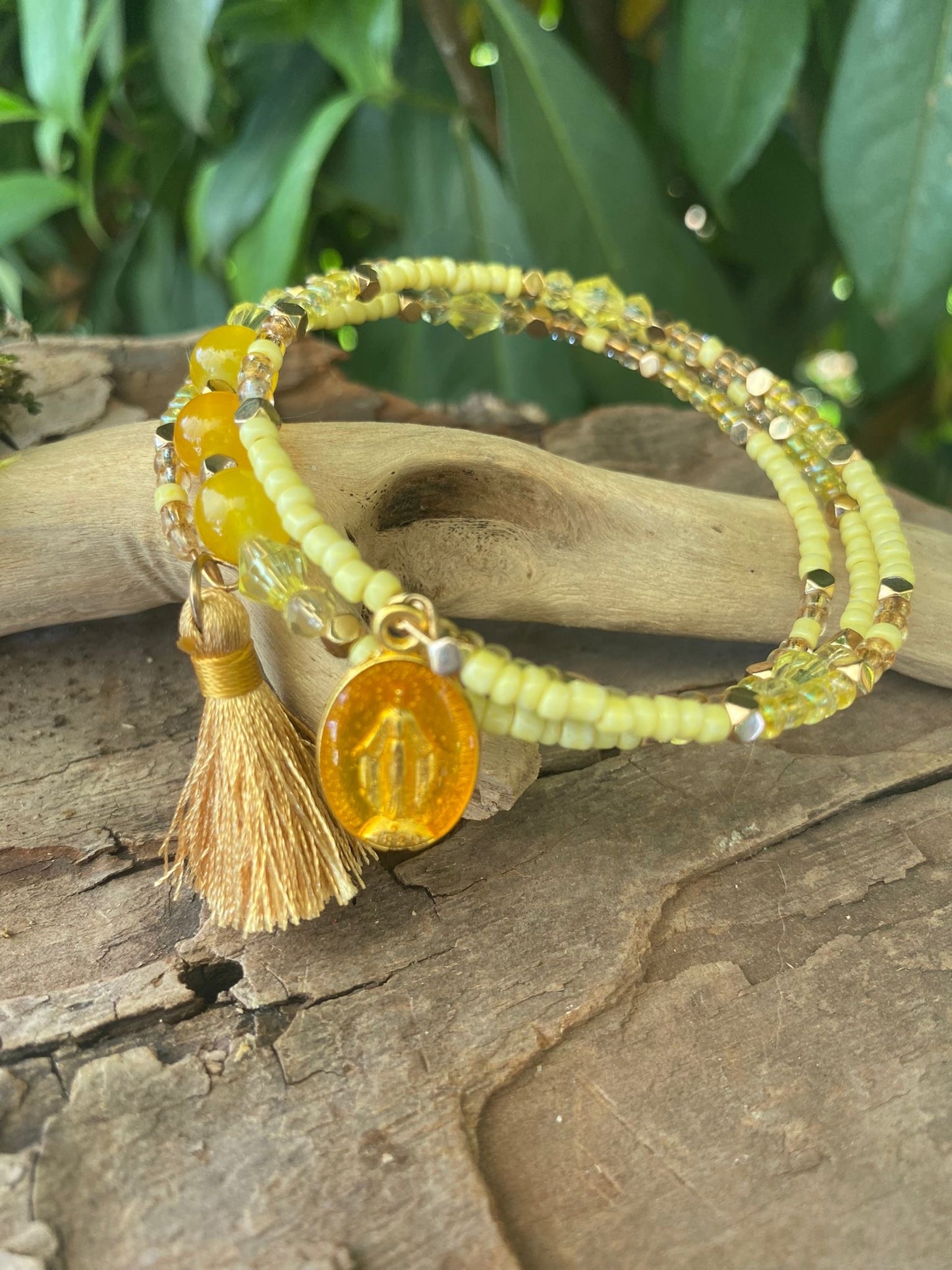 BRACELETS TRIPLES PIERRES ET PERLES - VICTORIA