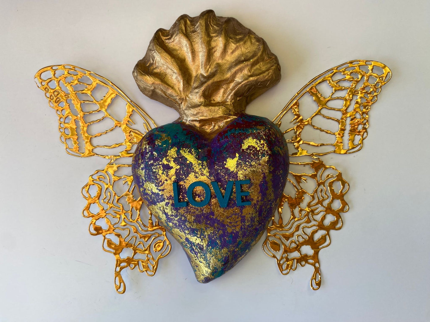 EX-VOTO AILES DE PAPILLON - LOVE - VICTORIA