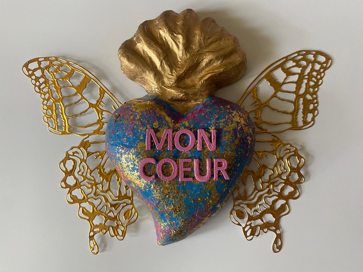 EX-VOTO AILES DE PAPILLON - MON COEUR - VICTORIA