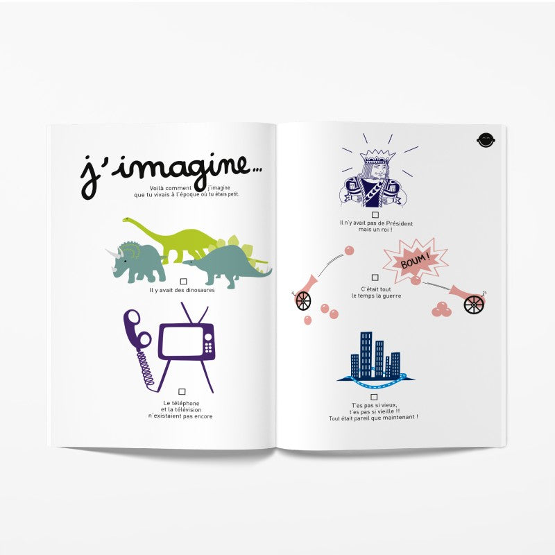 LIVRE A COMPLETER - PAPI MAMIE ET MOI - MINUS EDITIONS