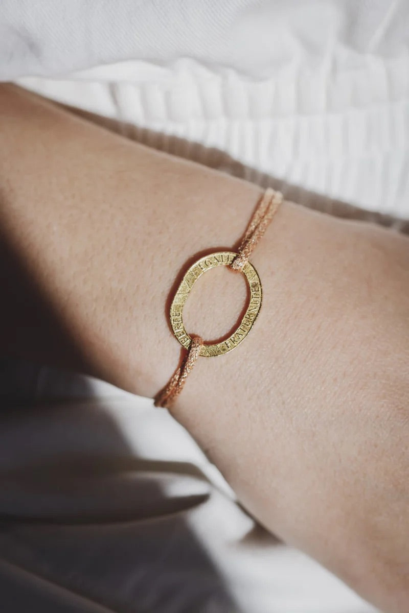 BRACELET BASTILLE IRISE - LE SOU FRANCAIS