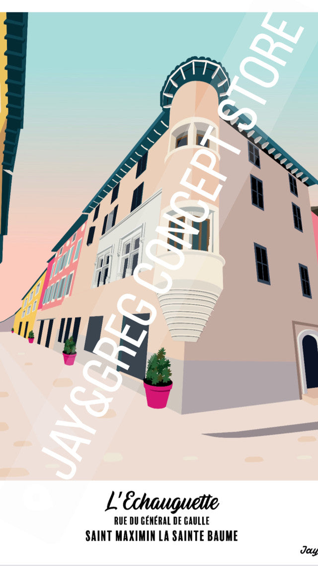 AFFICHE - L'ECHAUGETTE BY JAY&GREG