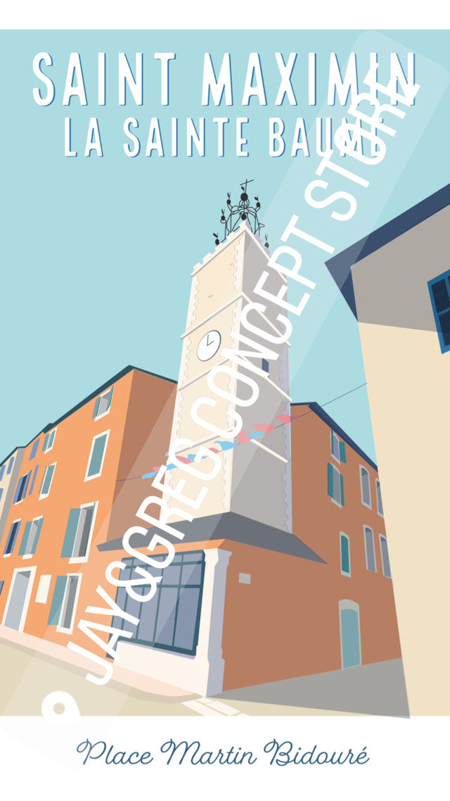 AFFICHE - PLACE MARTIN BIDOURE BY JAY&GREG