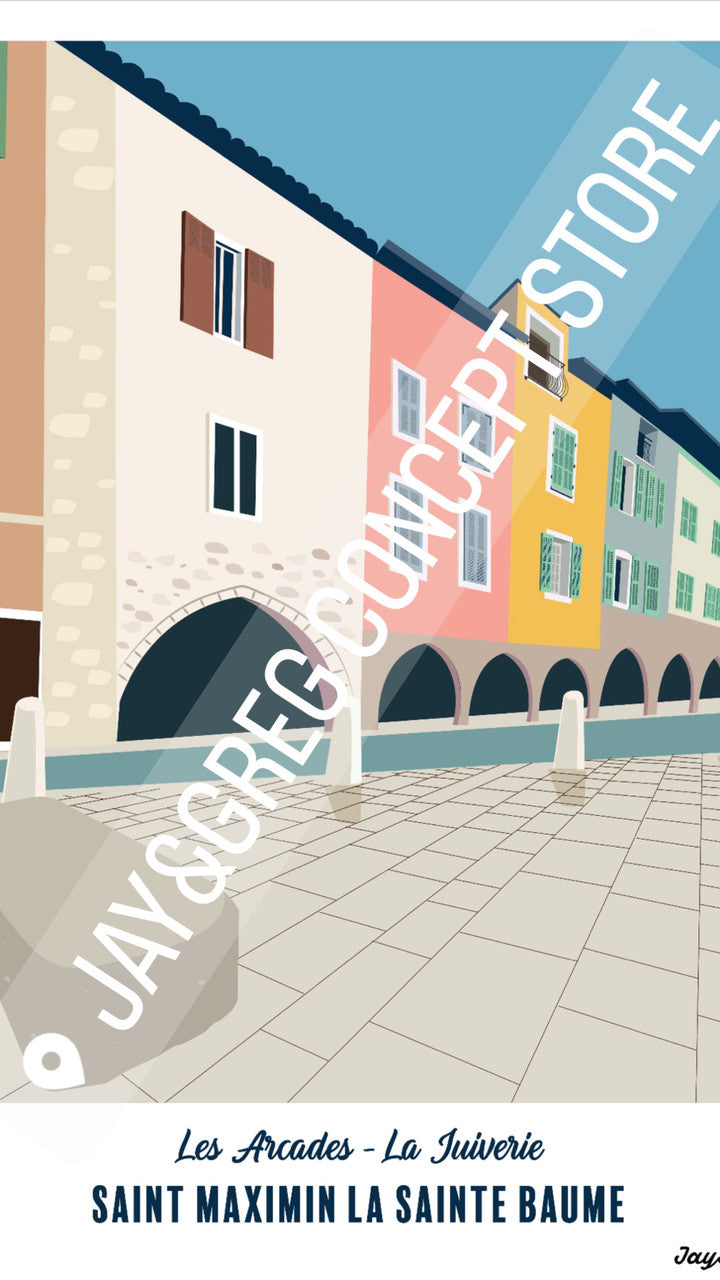 AFFICHE - LES ARCADES BY JAY&GREG