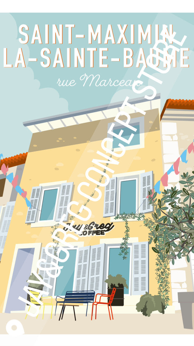 AFFICHE - LA RUE MARCEAU BY JAY&GREG