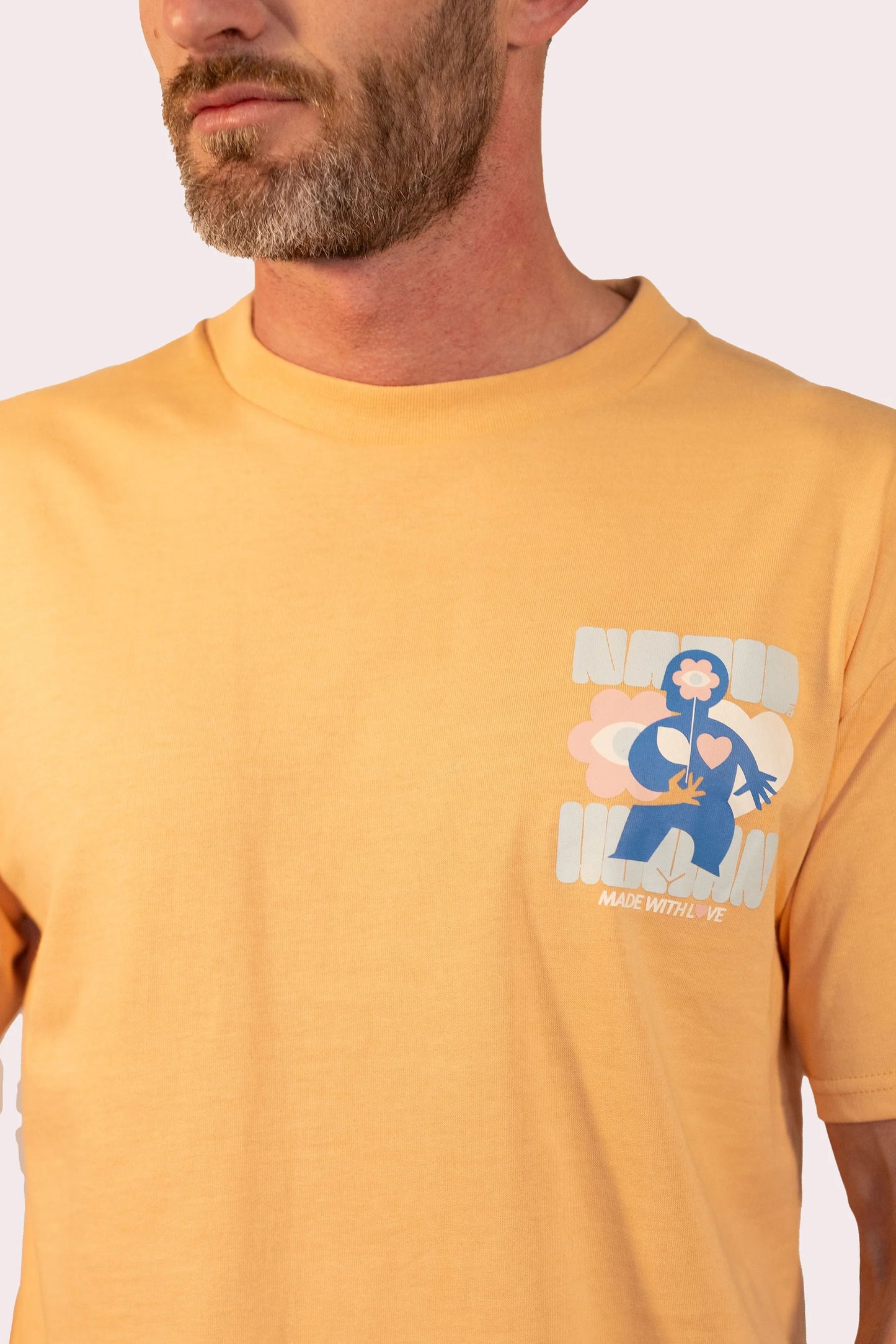 T-SHIRT UNISEXE - HUMAN MADE WITH LOVE - NATIF