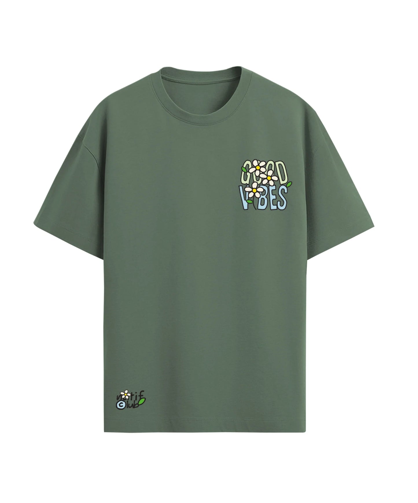 T-SHIRT UNISEXE NEW GOOD VIBES - NATIF