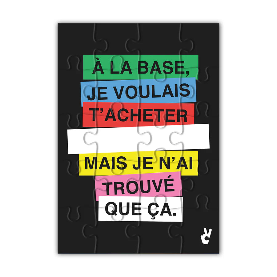 PUZZLE 20 PIECES - PIECE&LOVE