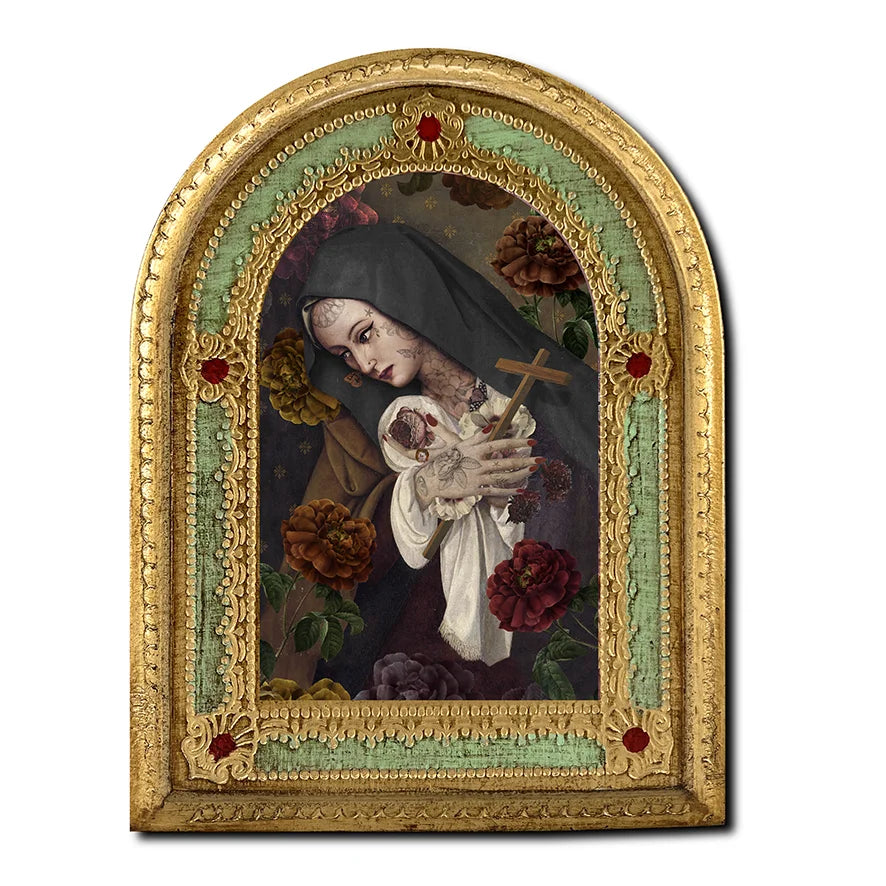 TABLETTE RELIGIEUSE 16x21cm SAINTE THÉRÈSE - VOGLIOBENE