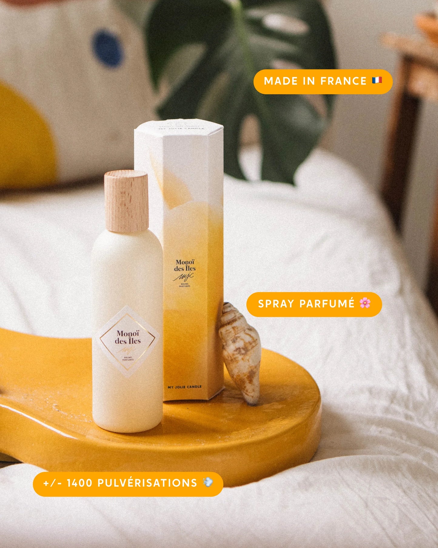 SPRAY D'INTERIEUR " MONOÏ DES ILES " - MY JOLIE CANDLE