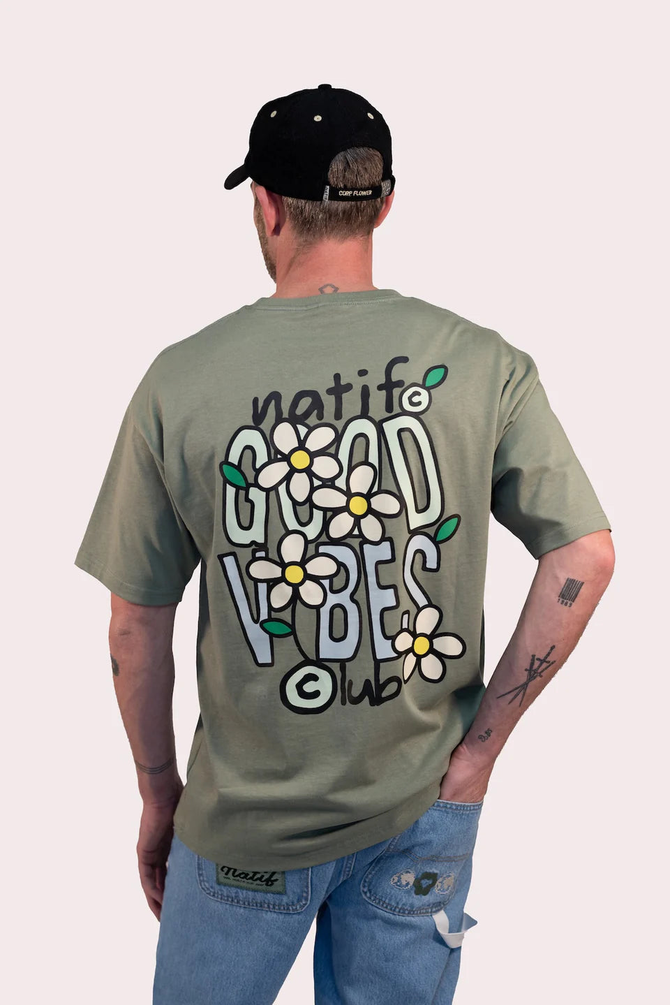T-SHIRT UNISEXE NEW GOOD VIBES - NATIF