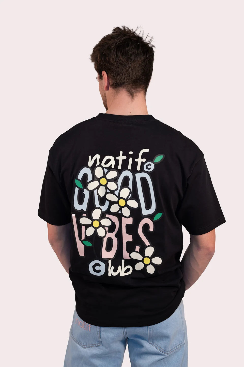 T-SHIRT UNISEXE NEW GOOD VIBES - NATIF