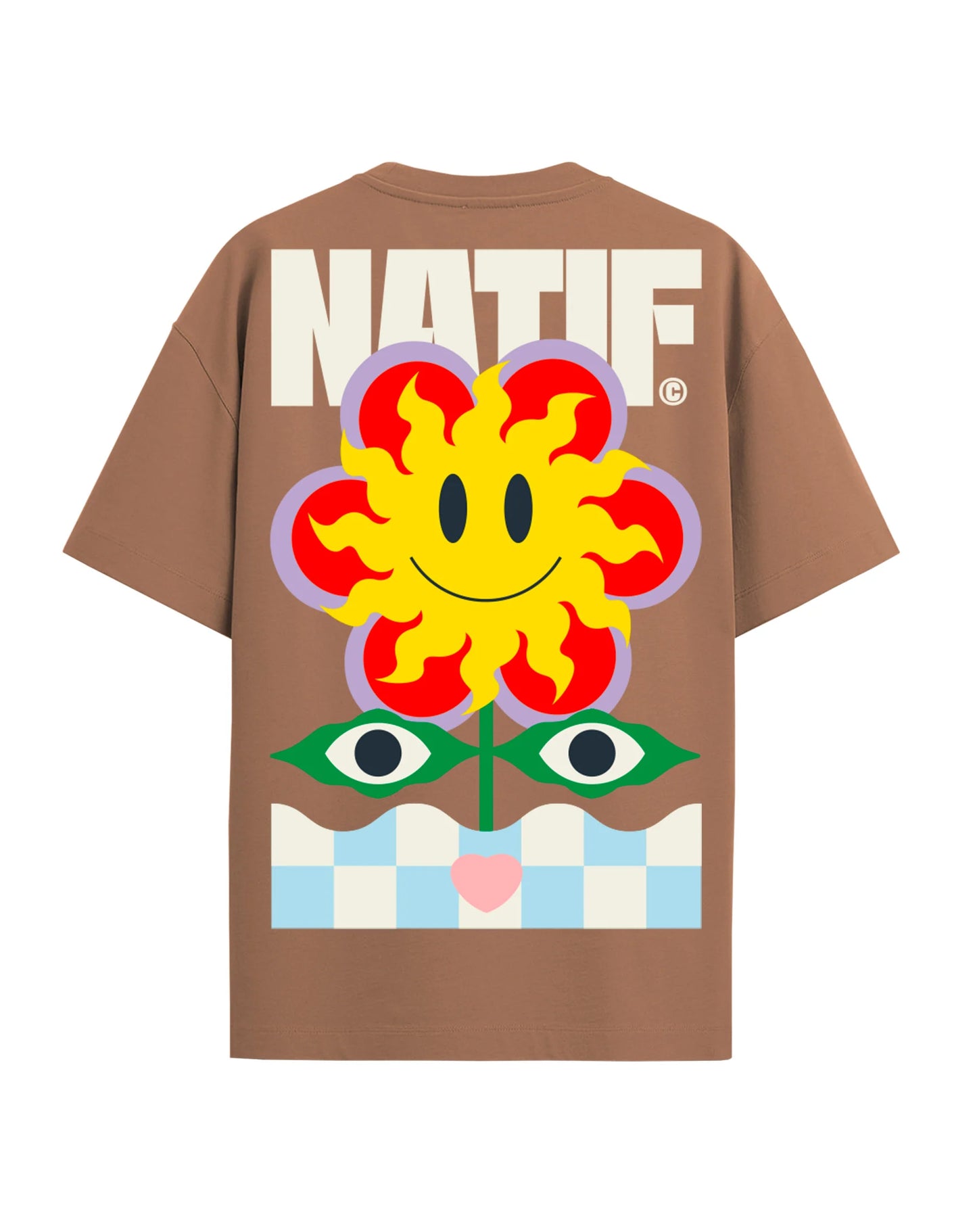 T-SHIRT UNISEXE EYE FLOWER - NATIF