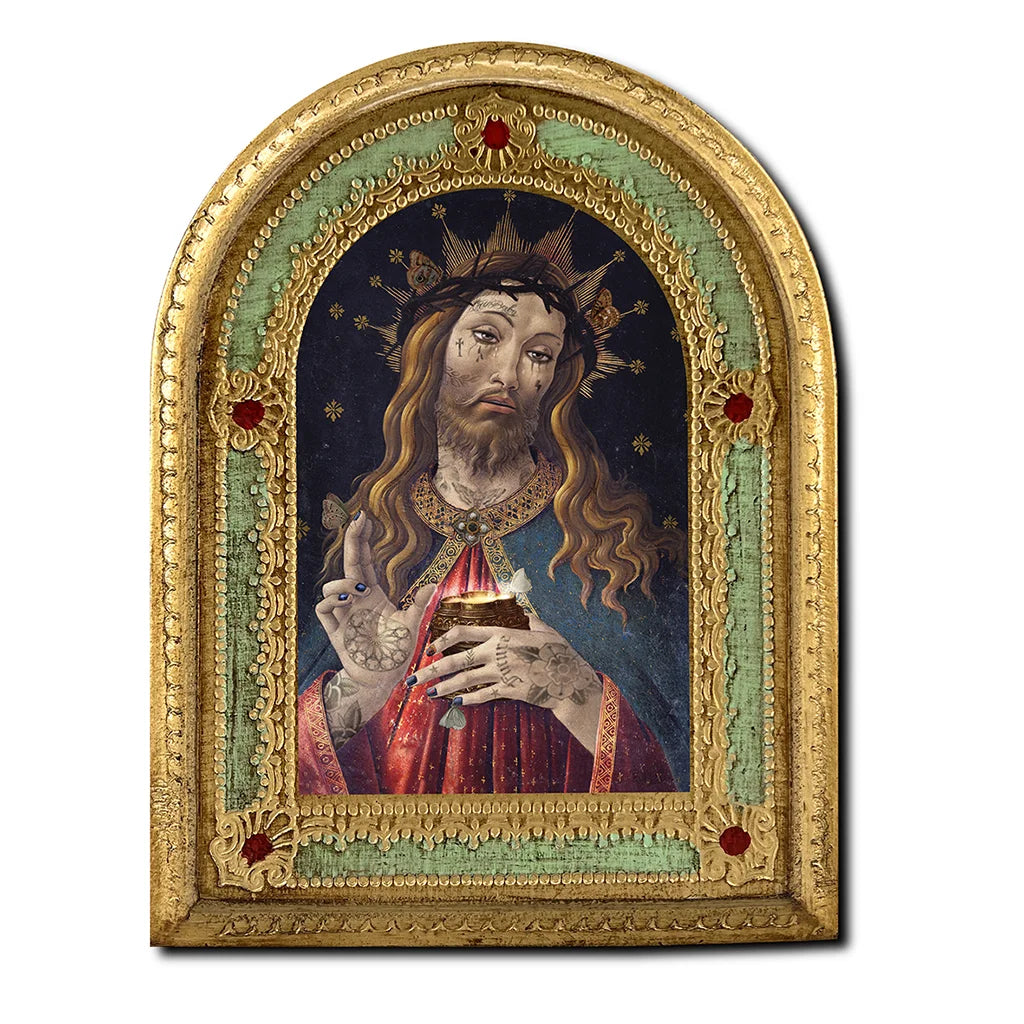 TABLETTE RELIGIEUSE 15x21cm JESUS - VOGLIOBENE