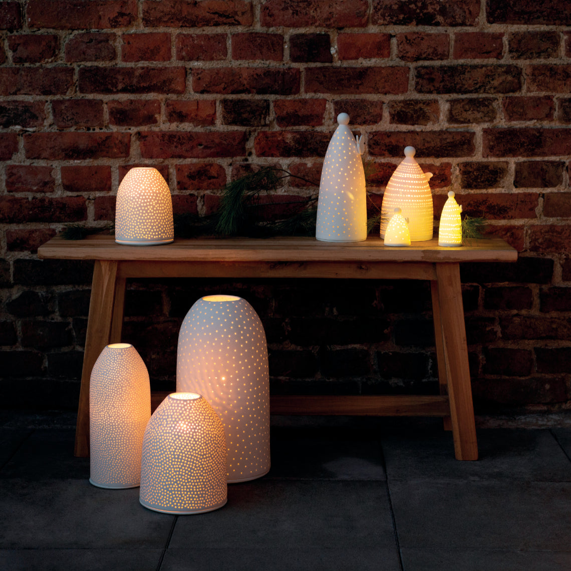 PHOTOPHORE EN PORCELAINE - ANGE DE LUMIERE 2 - RADER DESIGN STORIES