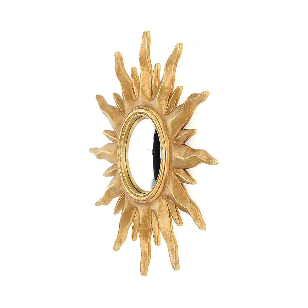 MIROIR SOLEIL OEIL DE SORCIERE DORE 31cm - OPJET PARIS