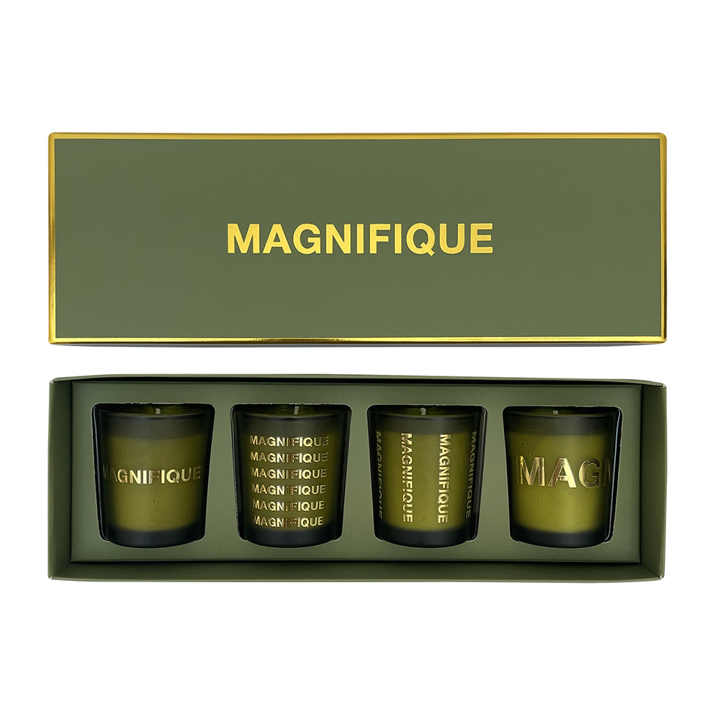 COFFRET DE 4 BOUGIES - MAGNIFIQUE - OPJET PARIS