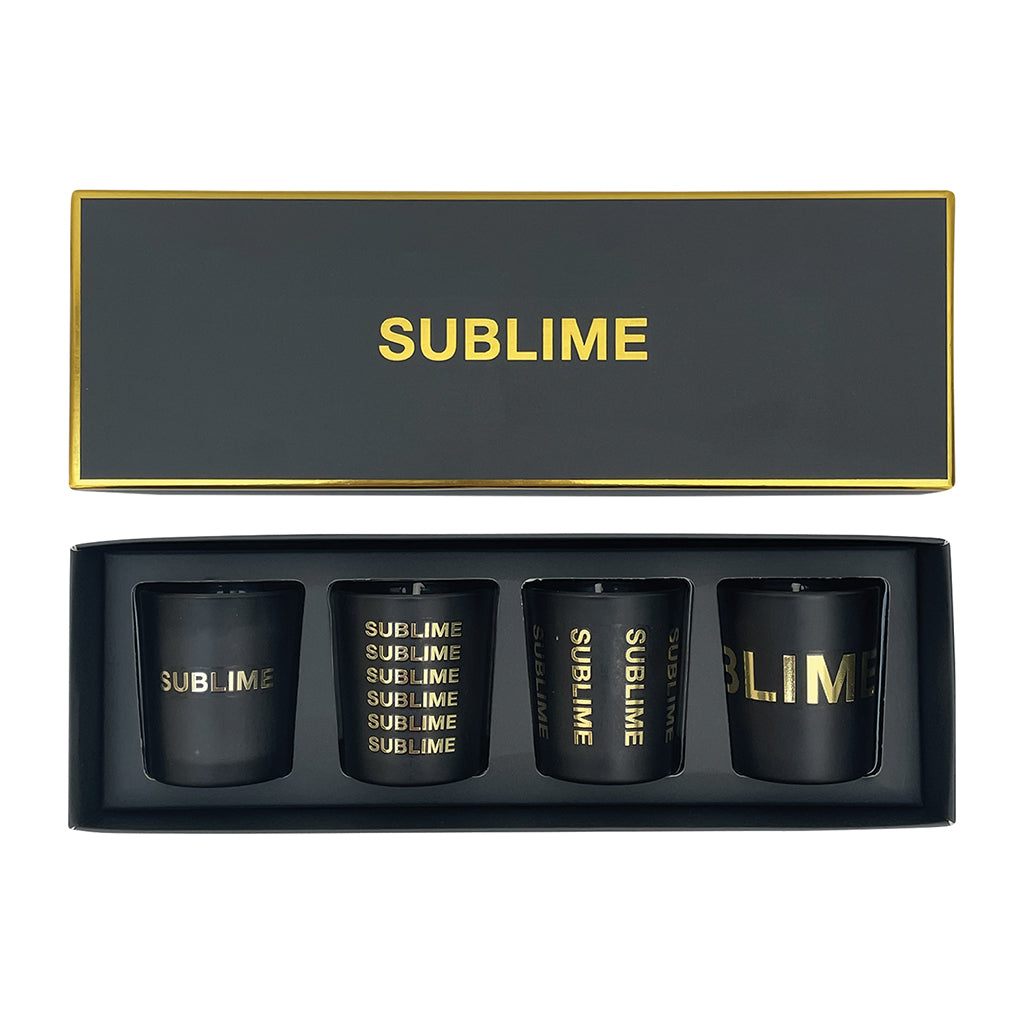 COFFRET DE 4 BOUGIES - SUBLIME - OPJET PARIS