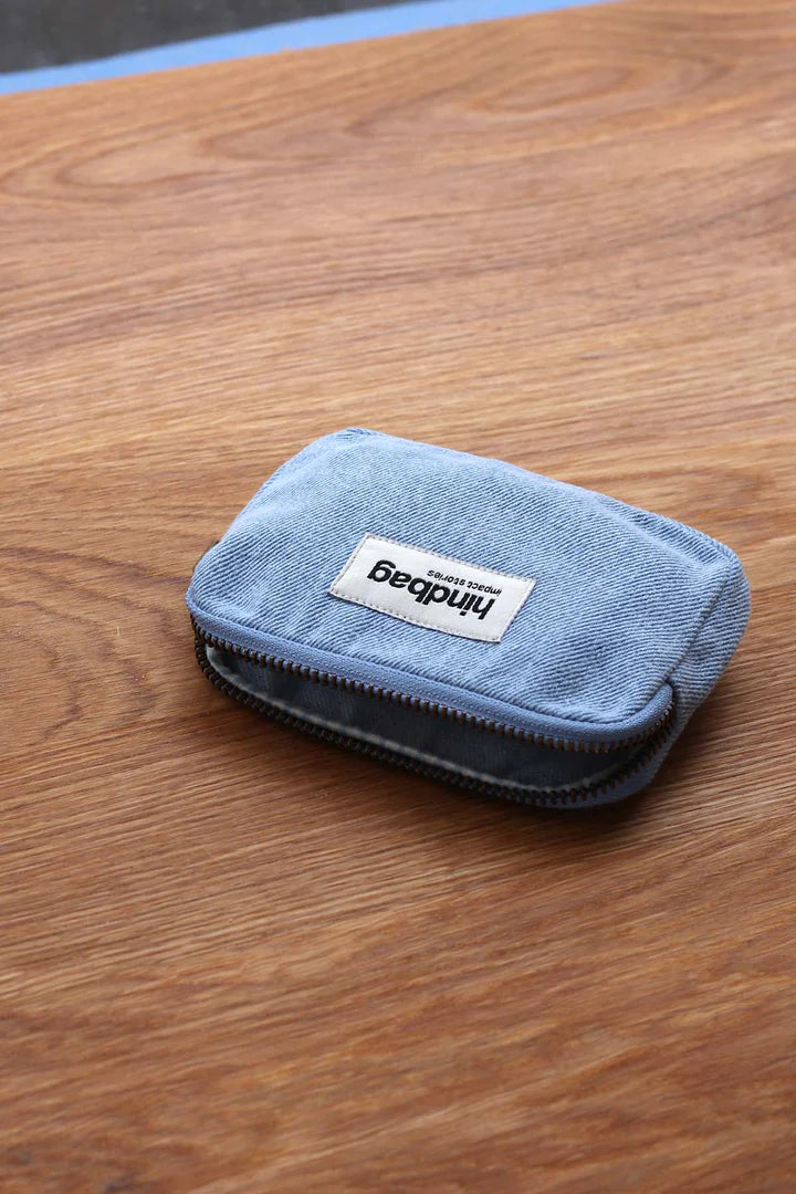 PORTE MONNAIE DENIM BLEU - HINDBAG