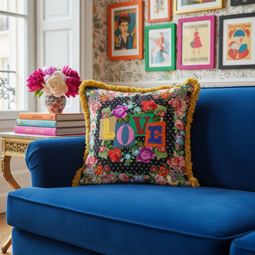 COUSSIN 50x50cm - TRIANON - MOUCHKINE