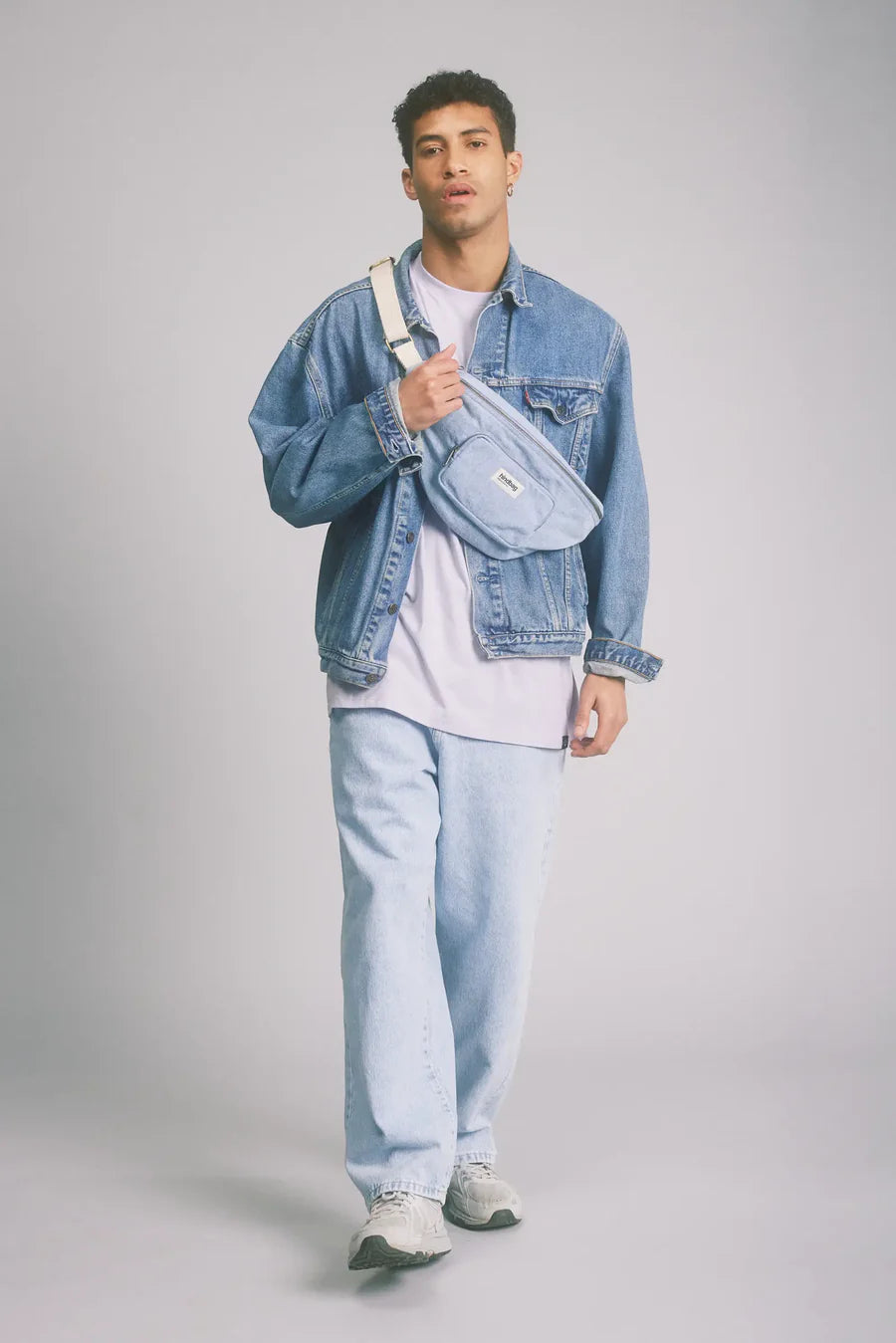 SAC BANANE SOFIA DENIM BLEU - HINDBAG