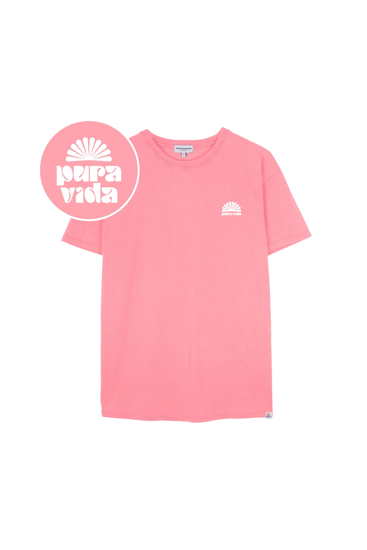T-SHIRT MIKA - PURA VIDA - BUBBLE GUM - FRENCH DISORDER