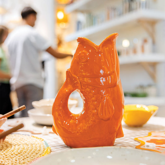 VASE PICHET POISSON ORANGE - OPJET PARIS