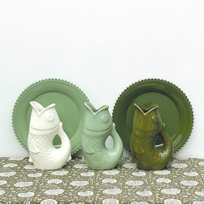 VASE PICHET POISSON MATCHA - OPJET PARIS