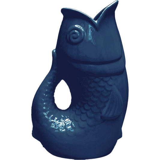 VASE POISSON XXL BLEU - OPJET PARIS